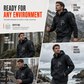 Men's Outdoor Windbreaker with Detachable Hood