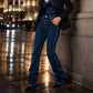 Women's Retro High Stretch Bootcut Jeans