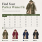 ✨Reversible Hooded Padded Slim-Fit Coat