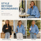 ✨⚪ Women's Casual Polka Dot Zipper Jacket