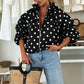 ✨⚪ Women's Casual Polka Dot Zipper Jacket
