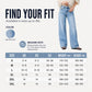 👖 ✨Women's High Elastic Wide-Leg Denim Jeans