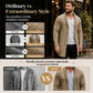 🧶 ✨ Men's Mid-Long Cable Knit Cardigan