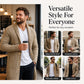 🧶 ✨ Men's Mid-Long Cable Knit Cardigan