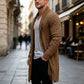 🧶 ✨ Men's Mid-Long Cable Knit Cardigan