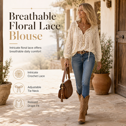 👚✨Women's Elegant Loose Fit Long Sleeve Lace Pullover Blouse✨𝘉𝘶𝘺 𝘢𝘯𝘺 2 𝘢𝘯𝘥 𝘨𝘦𝘵 𝘢𝘯 𝘦𝘹𝘵𝘳𝘢 8% 𝘥𝘪𝘴𝘤𝘰𝘶𝘯𝘵
