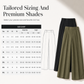 👖 Women's Casual High Waisted Wide Leg Tailored Pants with Flowy Drape