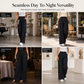 👖 Women's Casual High Waisted Wide Leg Tailored Pants with Flowy Drape