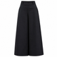 👖 Women's Casual High Waisted Wide Leg Tailored Pants with Flowy Drape