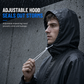 🌧️ 🧥 Long Hooded EVA Raincoat Poncho -Lightweight full-length coverage