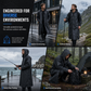 🌧️ 🧥 Long Hooded EVA Raincoat Poncho -Lightweight full-length coverage