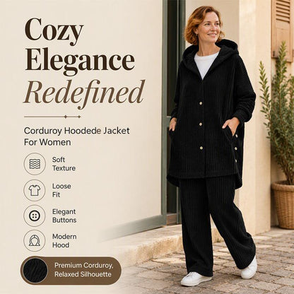 Women's Winter Warm Casual Corduroy Jacket