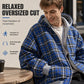 🍂 🌟 Unisex Reversible Plaid Zipper Hooded Jacket