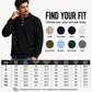 🧶 👔 Men's Waffle Knit Long Sleeve Collared Top
