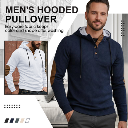 🧶 ⚡  Men's Relaxed Classic Hooded Pullover