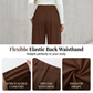👖 🤎 Women's High-Waist Pleated Wide-Leg Trousers
