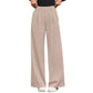 👖 🤎 Women's High-Waist Pleated Wide-Leg Trousers
