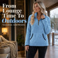🧸 ☁️Women's Half-Zip Warm Plush Sweatshirt