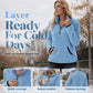 🧸 ☁️Women's Half-Zip Warm Plush Sweatshirt