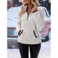 🧸 ☁️Women's Half-Zip Warm Plush Sweatshirt