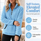 🧸 ☁️Women's Half-Zip Warm Plush Sweatshirt