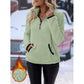 🧸 ☁️Women's Half-Zip Warm Plush Sweatshirt