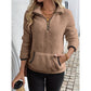 🧸 ☁️Women's Half-Zip Warm Plush Sweatshirt