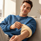 🧶 🔥 Men's Fleece Lined Crewneck Sweatshirt