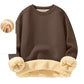 🧶 🔥 Men's Fleece Lined Crewneck Sweatshirt