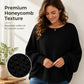 🧶✨ Women's Loose Batwing Sleeve Knit Sweater