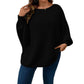🧶✨ Women's Loose Batwing Sleeve Knit Sweater