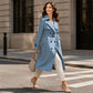👚✨ Mid-to-long Trench Coat – Comfortable And Versatile, Perfect For Everyday Layering