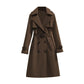 👚✨ Mid-to-long Trench Coat – Comfortable And Versatile, Perfect For Everyday Layering