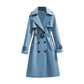 👚✨ Mid-to-long Trench Coat – Comfortable And Versatile, Perfect For Everyday Layering