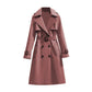👚✨ Mid-to-long Trench Coat – Comfortable And Versatile, Perfect For Everyday Layering