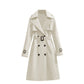 👚✨ Mid-to-long Trench Coat – Comfortable And Versatile, Perfect For Everyday Layering