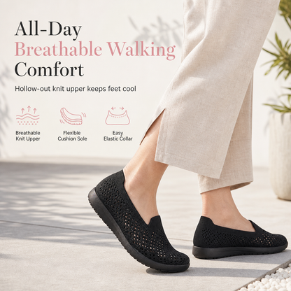 💎Women's Breathable Hollow Out Slip-On Shoes