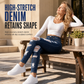 👖 Women's High Waisted Ripped Skinny Jeans Distressed Stretch Denim Pants