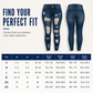 👖 Women's High Waisted Ripped Skinny Jeans Distressed Stretch Denim Pants