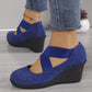 👣 ✨ Women's Wedge Flats Slip On Comfort Shoes