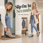 👣 ✨ Women's Wedge Flats Slip On Comfort Shoes