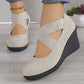 👣 ✨ Women's Wedge Flats Slip On Comfort Shoes