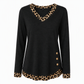 👚✨Women's V-Neck Long Sleeve Knit Top