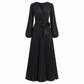 👗✨Women's Elegant Crossover V Neck Pleated Maxi Dress✨