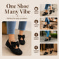 🎀 ✨ Women's Square-Toe Knit Bow Flat Shoes