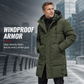🧥 🔥 Men's Casual Mid-Length Padded Winter Thickened Warm Outerwear Coat Plus Size