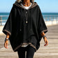 🐆 ✨ Women's Leopard Print Trim Hoodie