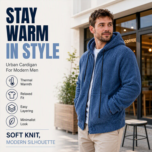 🔥 ✨ Men's Winter Warm Cozy Hooded Jacket