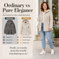 🍂 ✨ Women's Casual Warm Mid-Length Hooded Jacket