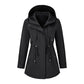 🍂 ✨ Women's Casual Warm Mid-Length Hooded Jacket